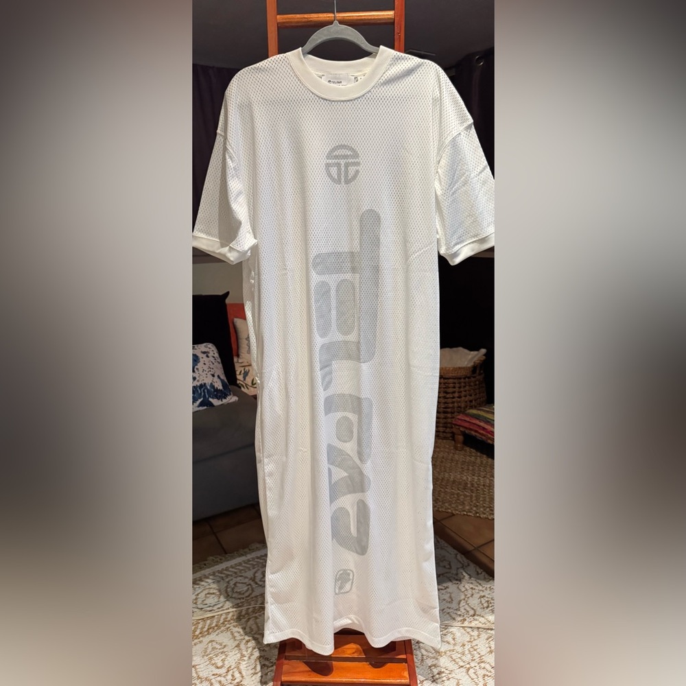 Telfar White Short Sleeve Tee Modern Minimalist Design